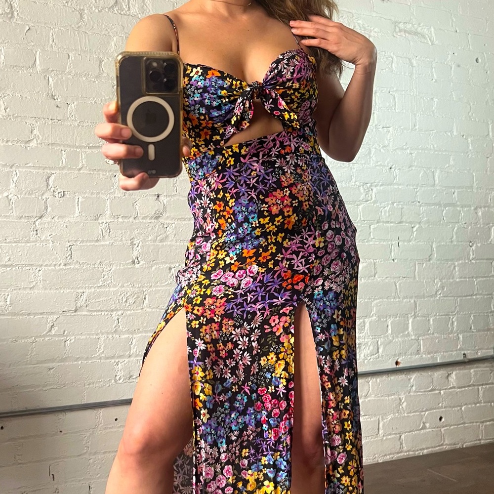 Flirty floral dress